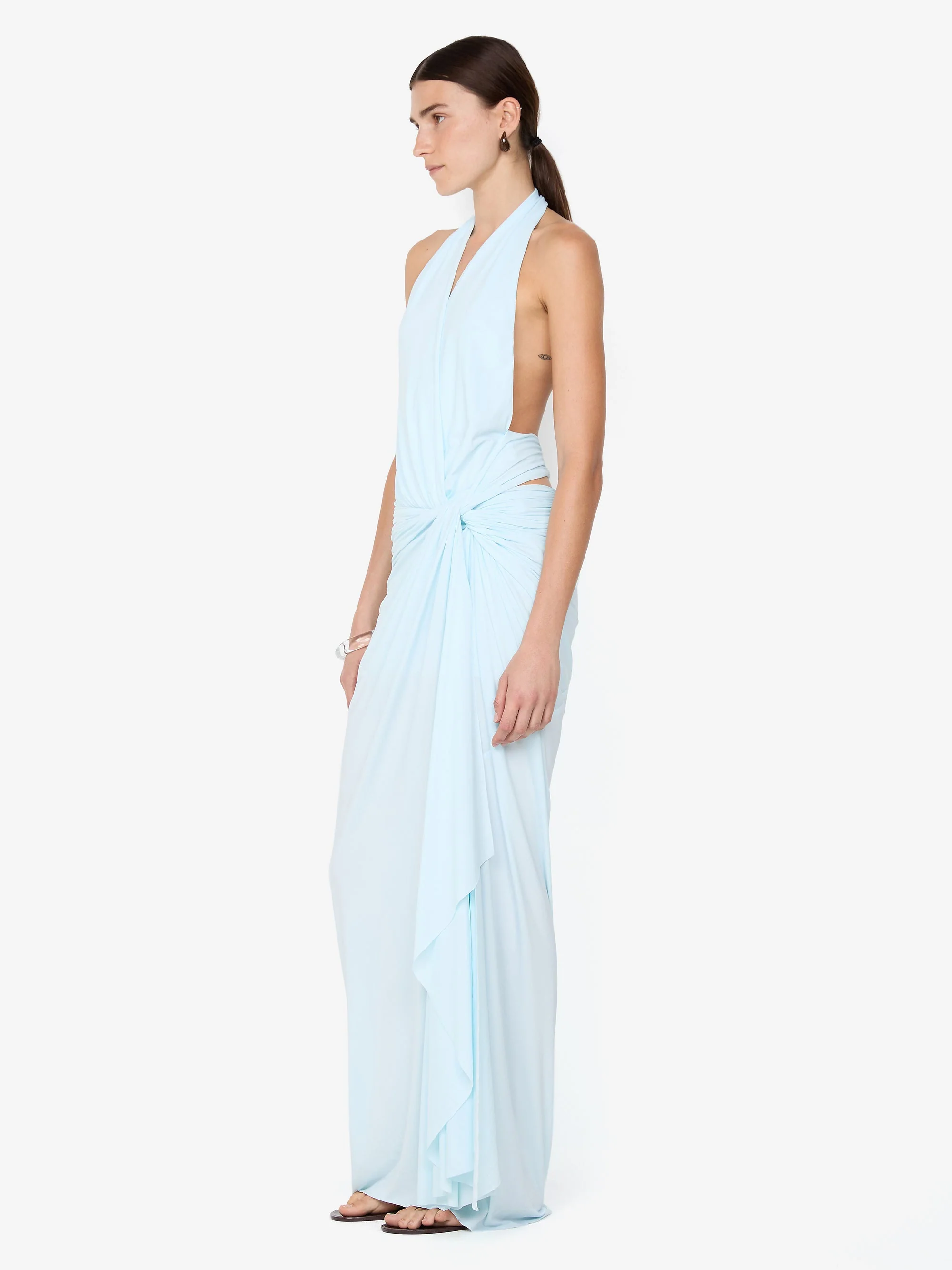 CLEMENTINE TWIST DRESS - ARCTIC BLUE - Image 2