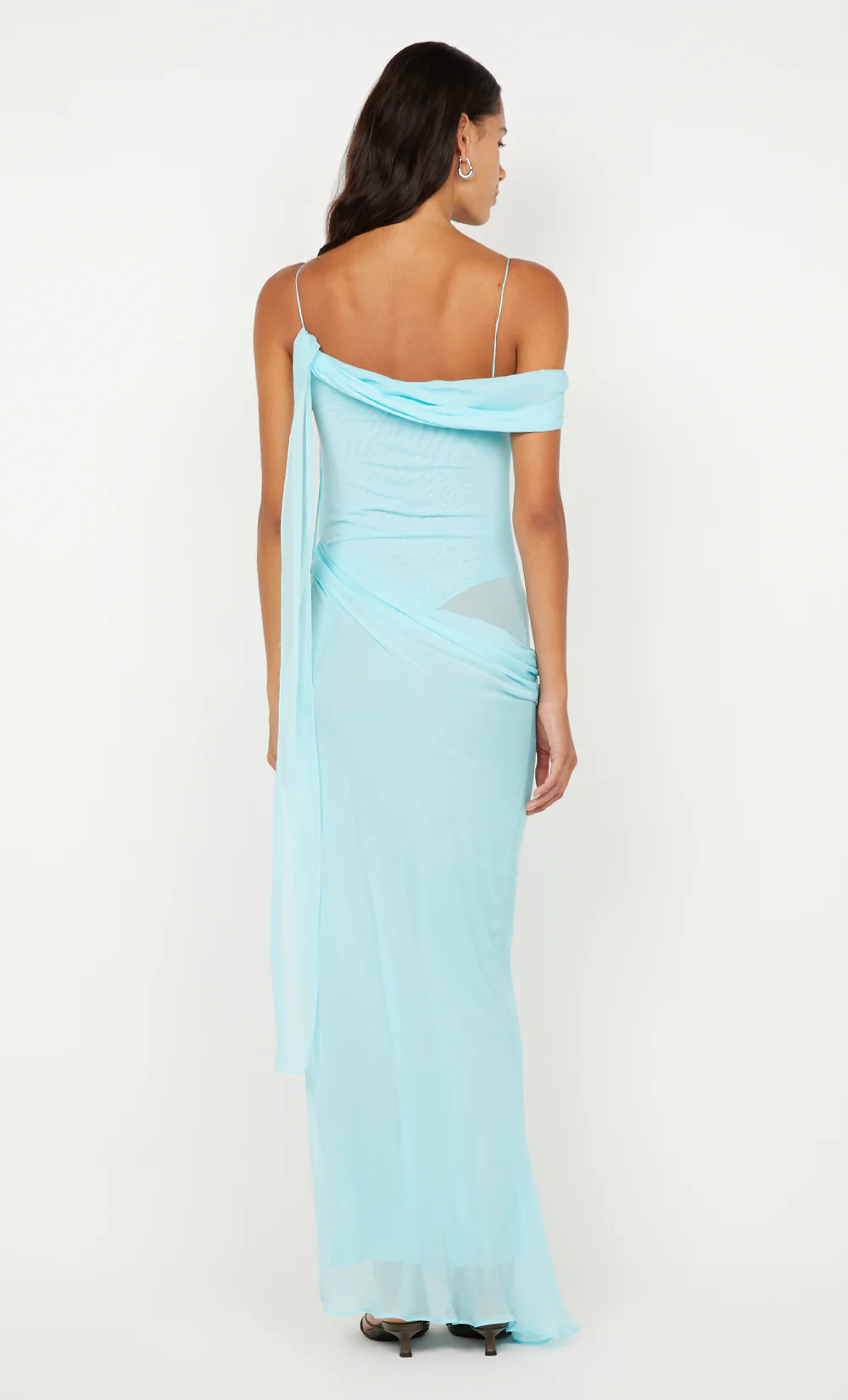 DANKA ASYM MAXI DRESS - TURQUOISE - Image 8