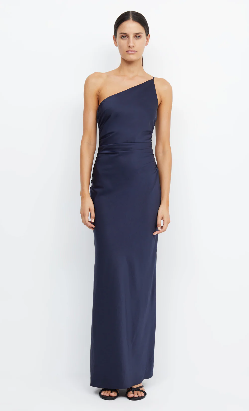 ETERNITY ASYM MAXI DRESS - INK - Image 2