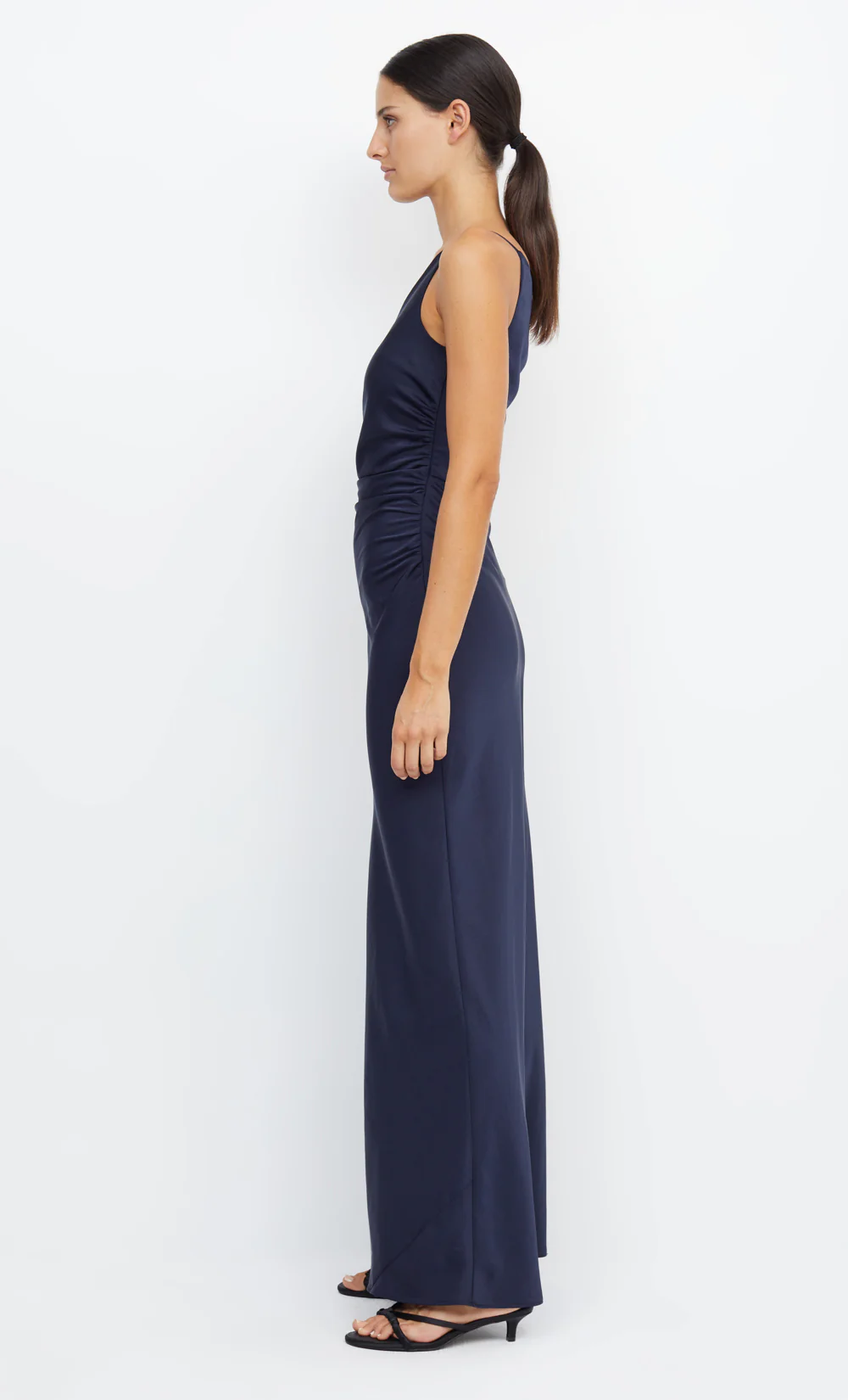 ETERNITY ASYM MAXI DRESS - INK - Image 5
