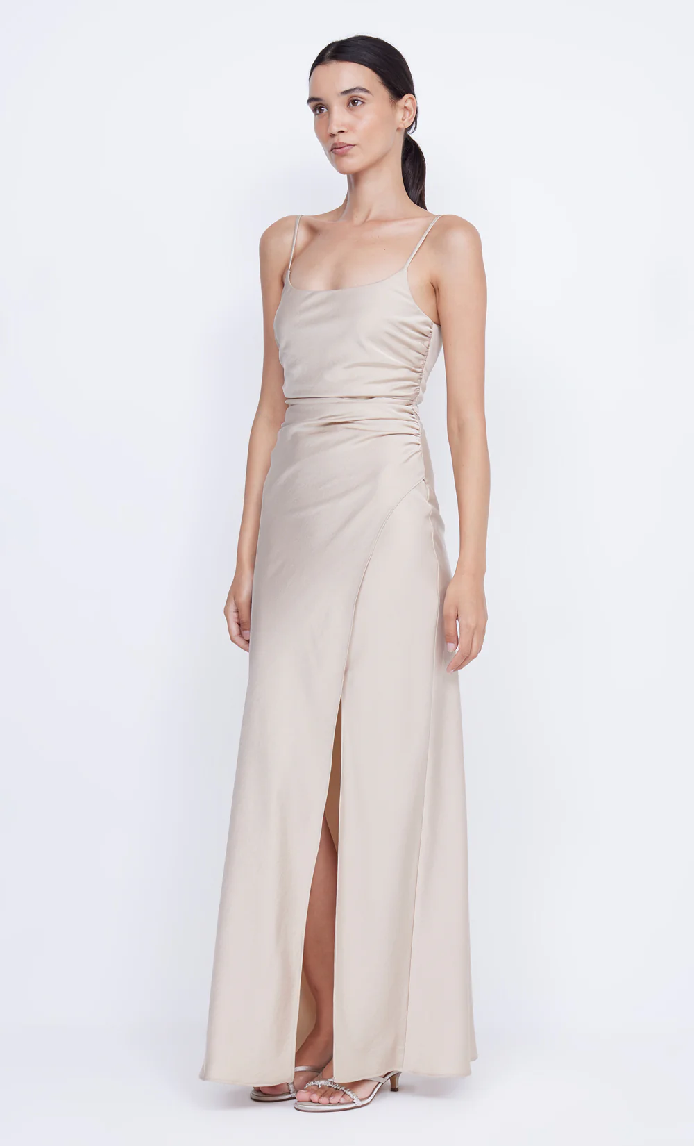 ETERNITY SCOOP MAXI DRESS - SAND - Image 3