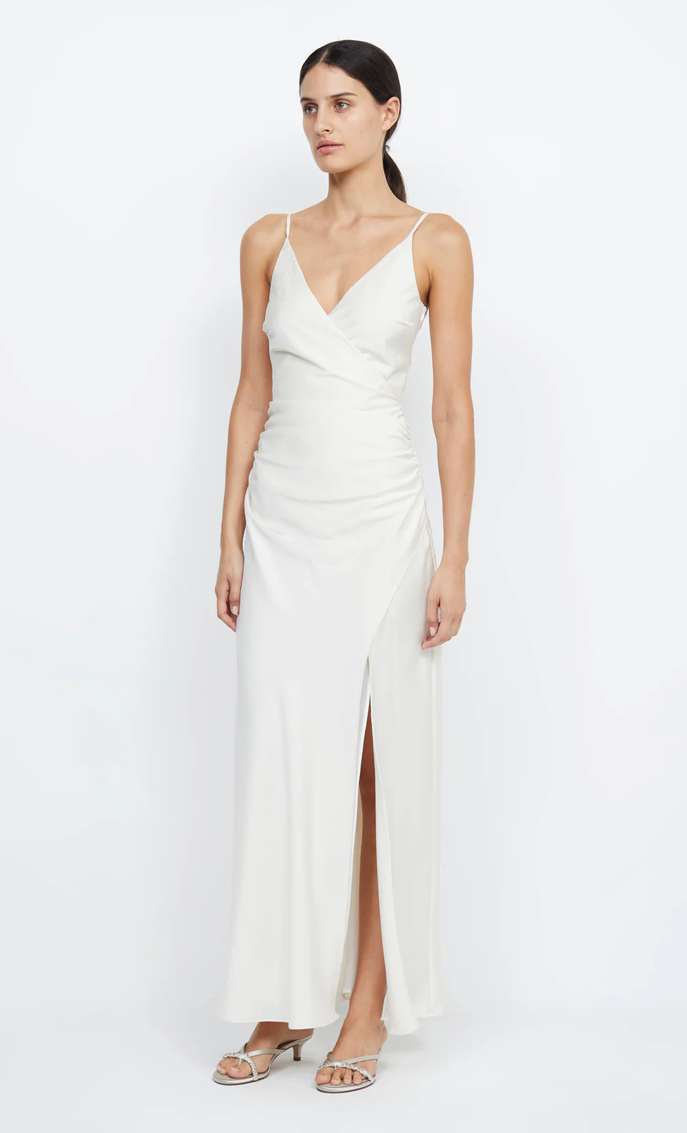 ETERNITY V MAXI DRESS - CREAM - Image 3