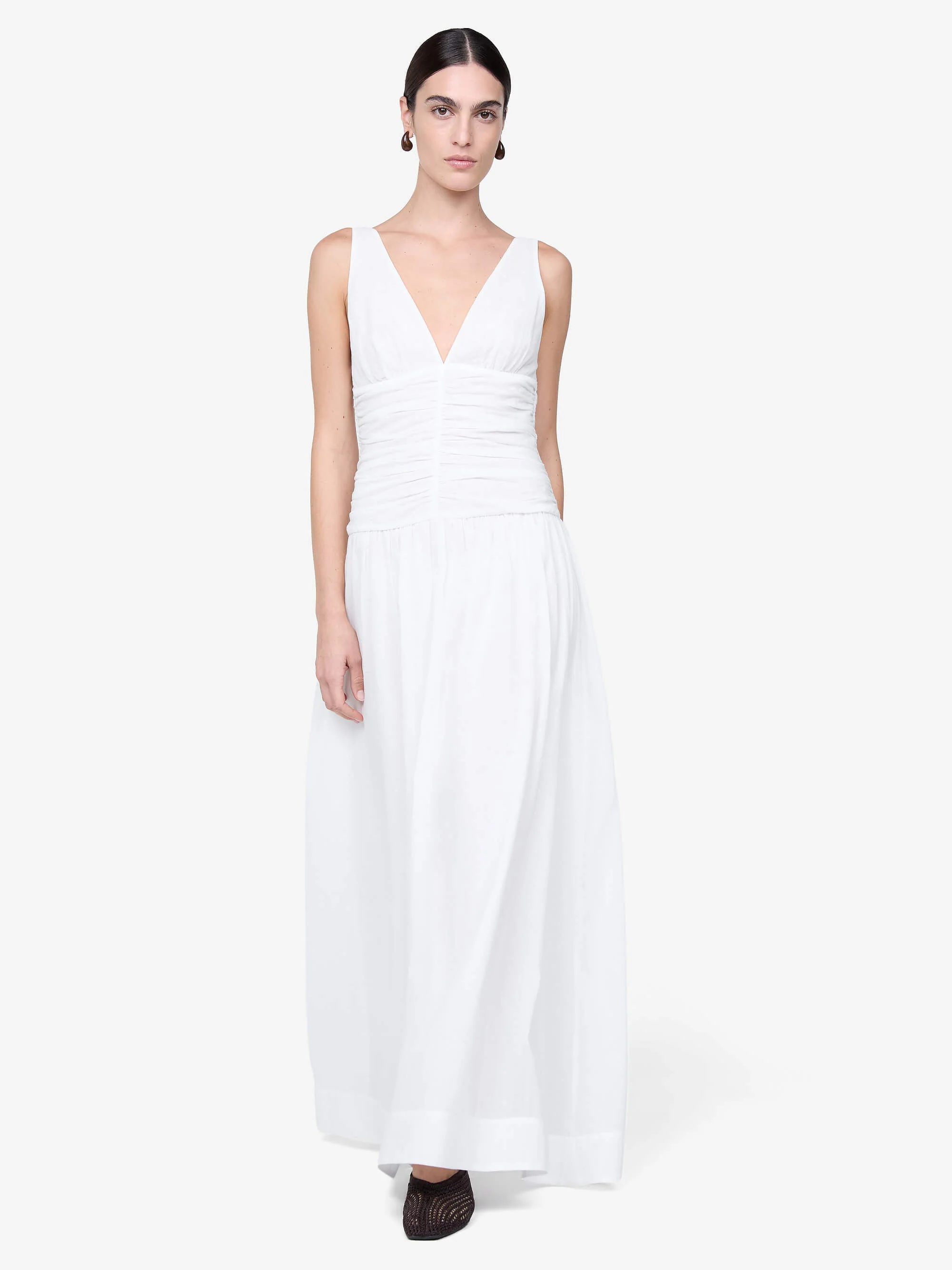 MARLOWE MAXI DRESS - WHITE - Image 3