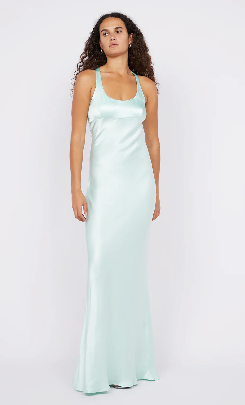 MAXINA CROSSOVER DRESS - MINT - Image 6