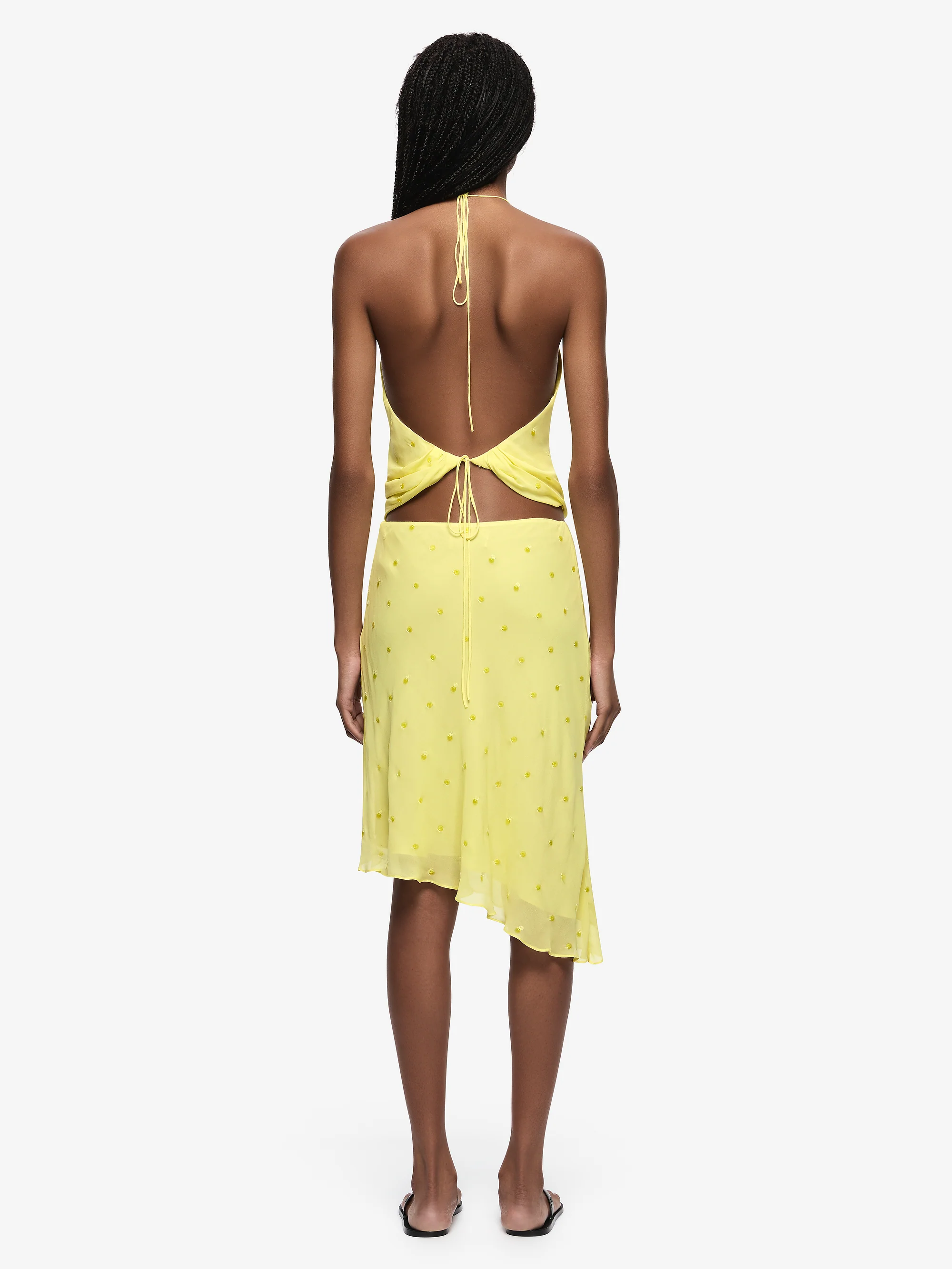 SOLACE ASYM SKIRT - CITRUS - Image 4