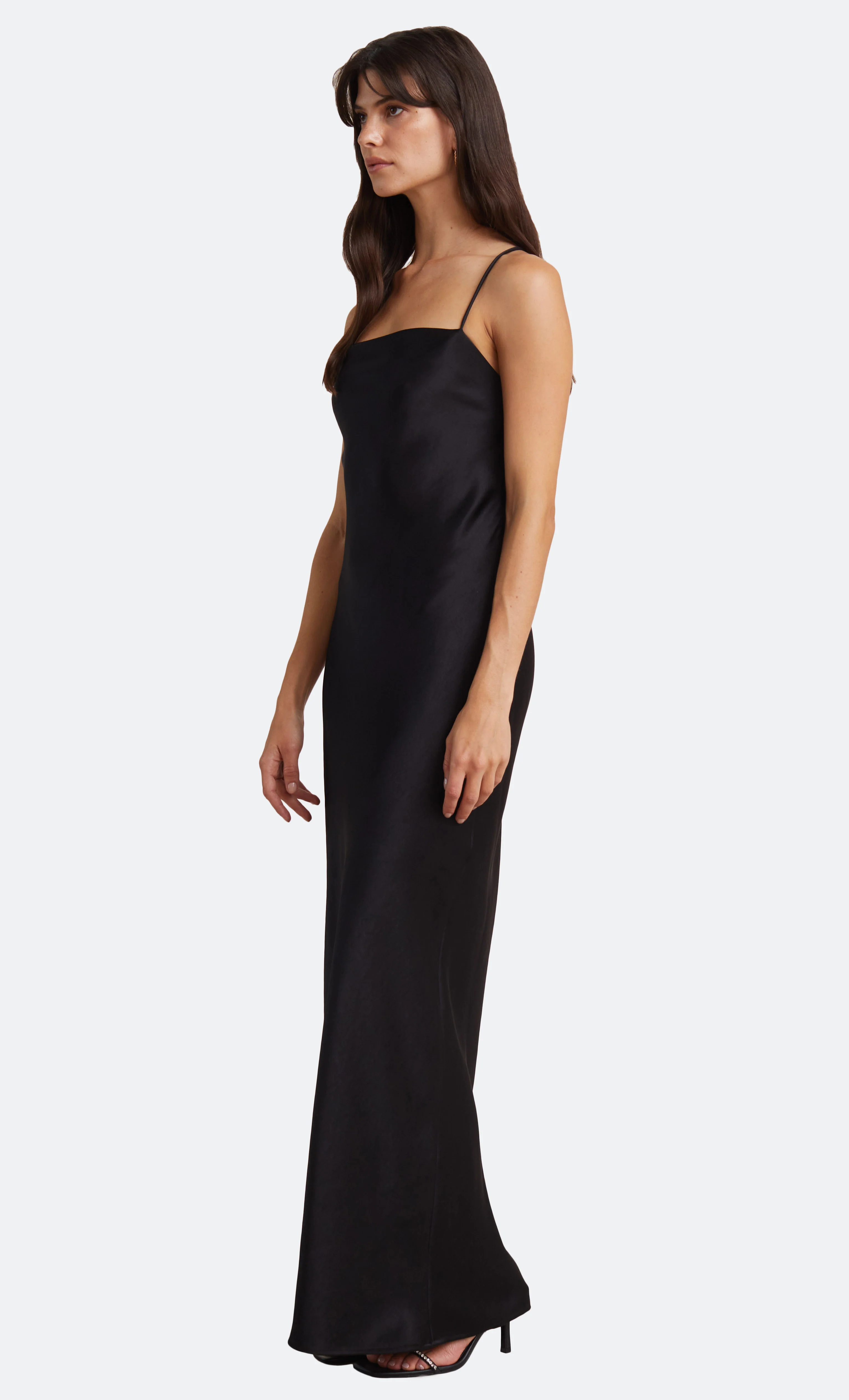 THE DREAMER TIE DRESS - BLACK - Image 7